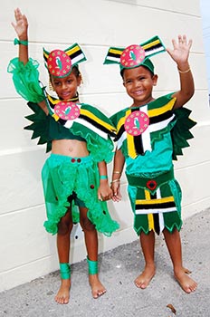 Betty West Dominica - Costume